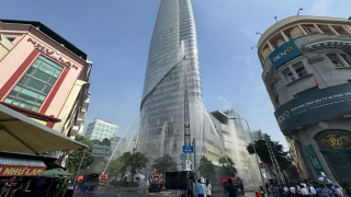 Diễn tập chữa cháy và cứu nạn tại Tòa nhà Bitexco Financial Tower