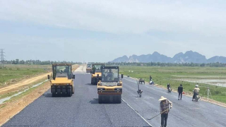 Tập trung tăng tốc bù lại tiến độ bị chậm cao tốc Diễn Châu - Bãi Vọt