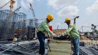 Nhộn nhịp trên công trường nhà ga T3 sân bay quốc tế Tân Sơn Nhất