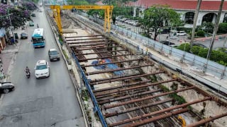 Tiến độ đoạn ngầm tuyến đường sắt đô thị Nhổn - Ga Hà Nội hiện ra sao?
