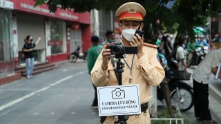 CSGT Hà Nội triển khai hàng loạt camera ghi hình tại các nút giao