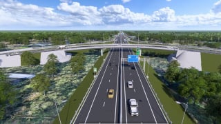 Khởi công Vành đai 4 qua Bình Dương dài gần 50km
