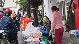 Góc phố thơm hương nếp