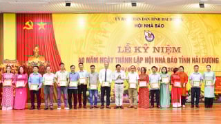 Hội Nhà báo tỉnh Hải Dương kỷ niệm 40 năm thành lập
