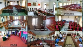 Hải Dương hoàn thành hệ thống họp trực tuyến cho xã, phường mới vận hành thử nghiệm