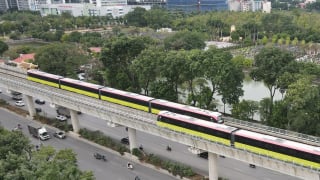 Metro Nhổn – ga Hà Nội vận hành thử 8 đoàn tàu để đo hiệu suất