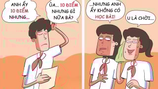 Anh ấy 10 điểm không có nhưng...