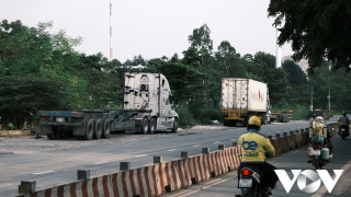 TP.HCM: Dự án mở rộng đường Đồng Văn Cống 2 năm chưa hoàn thành gây bức xúc