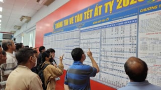 Sau 2 tuần, bán hơn 62.000 vé tàu Tết Ất Tỵ 2025