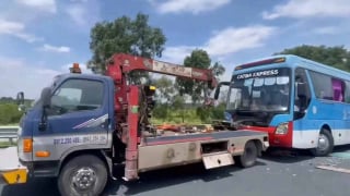 Nguyên nhân va chạm liên hoàn trên cao tốc Hà Nội – Hải Phòng khiến 2 người tử vong