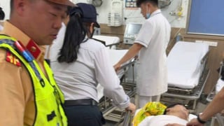 CSGT kịp thời đưa người bị đột quỵ trên cao tốc Hà Nội - Hải Phòng đến bệnh viện