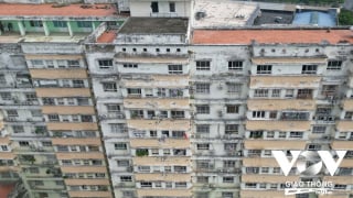 Chung cư An Phúc – An Lộc xuống cấp nghiêm trọng, mất an toàn