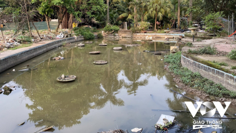 Công viên Tuổi trẻ Thủ đô: Nơi điêu tàn, nơi ngổn ngang, xuống cấp