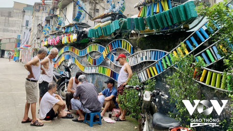 Biến rác thành nghệ thuật đường phố