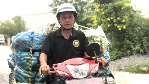 Hành trình đưa rau củ đến những bếp ăn từ thiện của lão nông miền Tây