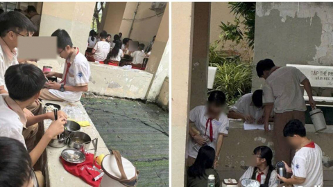 Bữa cơm bán trú ‘bất ổn’ ở trường chuẩn Lương Định Của giờ ra sao?