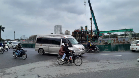 Sau 1 tuần phân luồng lại, nút giao Giải Phóng - Kim Đồng thế nào?