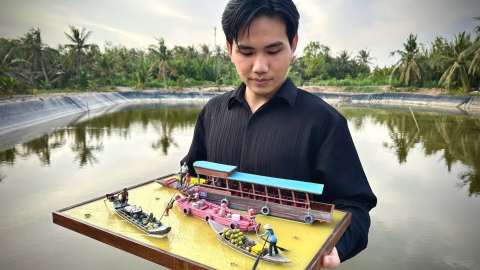 Khởi nghiệp từ mô hình nhà tiểu cảnh Miền Tây