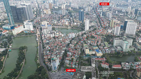 Dự án Vành đai 1 đoạn Hoàng Cầu - Voi Phục, còn nhiều vướng mắc về tái định cư