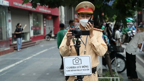 CSGT Hà Nội triển khai hàng loạt camera ghi hình tại các nút giao