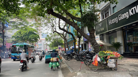 Dẹp loạn vỉa hè, lòng đường phố Thái Thịnh: Cần làm đồng bộ, tránh 'cha chung không ai khóc'