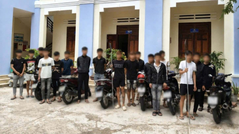 Gia Lai: Triệu tập 17 thanh thiếu niên mang hung khí truy đuổi người dân trong đêm