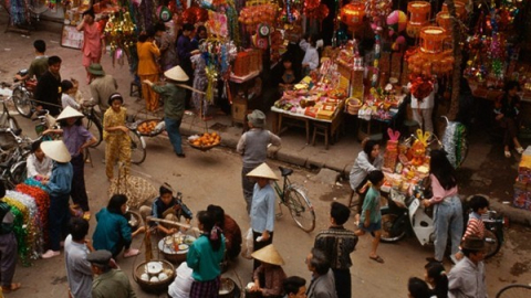 Chợ chiều cuối năm