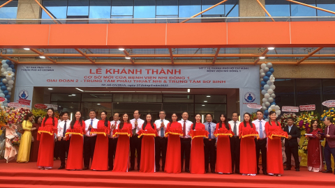 TP.HCM: Khánh thành trung tâm phẫu thuật nhi và trung tâm sơ sinh