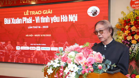 Đạo diễn, NSND Đặng Nhật Minh được trao Giải thưởng Lớn Vì tình yêu Hà Nội
