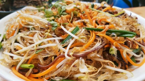 Miến xào chay
