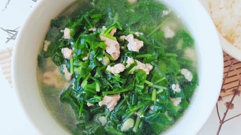 Canh cải bó xôi