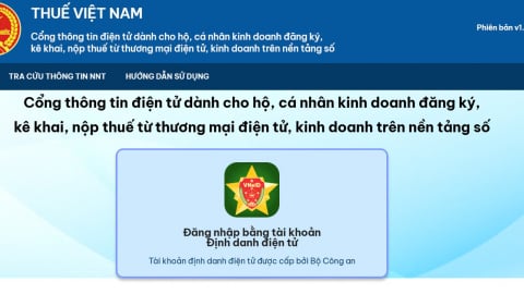 Cổng thông tin hỗ trợ người nộp thuế trên các sàn thương mại điện tử