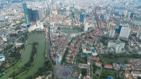 Giải phóng mặt bằng 'rùa bò', Vành đai 1 Hoàng Cầu - Voi Phục khó về đích đúng hẹn