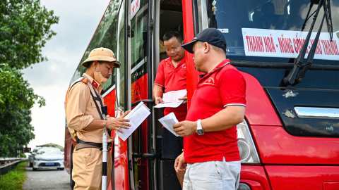 CSGT triển khai cao điểm bảo đảm TTATGT dịp Lễ 30/4 và 01/5