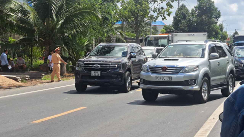 Cần Thơ: Tai nạn giao thông liên hoàn trên Quốc lộ 61C