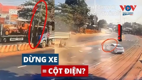 Top 6 pha dừng xe bằng cột điện