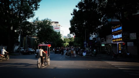 Nắng ở trong phố
