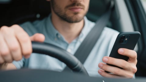 Mạnh tay với lái xe mất tập trung