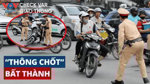 Cái kết đắng cho tài xế leo vỉa hè giữa giờ cao điểm