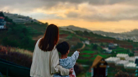 Hãy đi đâu đó với con mình