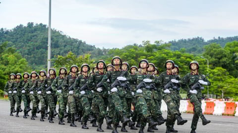 Tập luyện diễu binh mừng 80 năm Ngày Quốc khánh: Quyết tâm đều, đẹp, khí thế nhất...