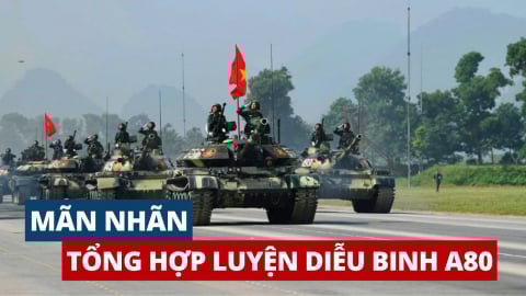 Mãn nhãn với màn tổng hợp luyện khí tài quân sự chuẩn bị cho đại lễ A80