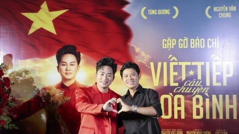 Ca sĩ Tùng Dương bật mí hậu trường MV “Viết tiếp câu chuyện hòa bình”