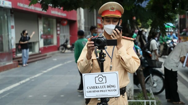 CSGT Hà Nội triển khai hàng loạt camera ghi hình tại các nút giao