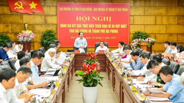 Đẩy nhanh tiến độ thực hiện công việc phục vụ hợp nhất tỉnh Hải Dương và TP. Hải Phòng