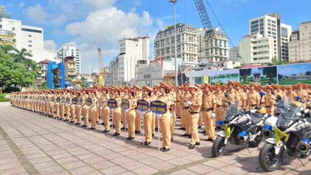 Hà Nội: Tiếp nhận hơn 600 CSGT phục vụ Lễ Kỷ niệm 80 năm Cách mạng tháng Tám và Quốc khánh 02/9