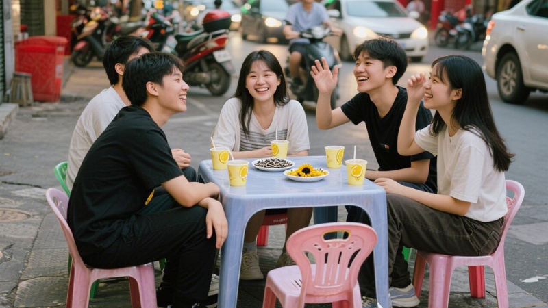 Trà chanh ‘chém gió’, hương vị của phố