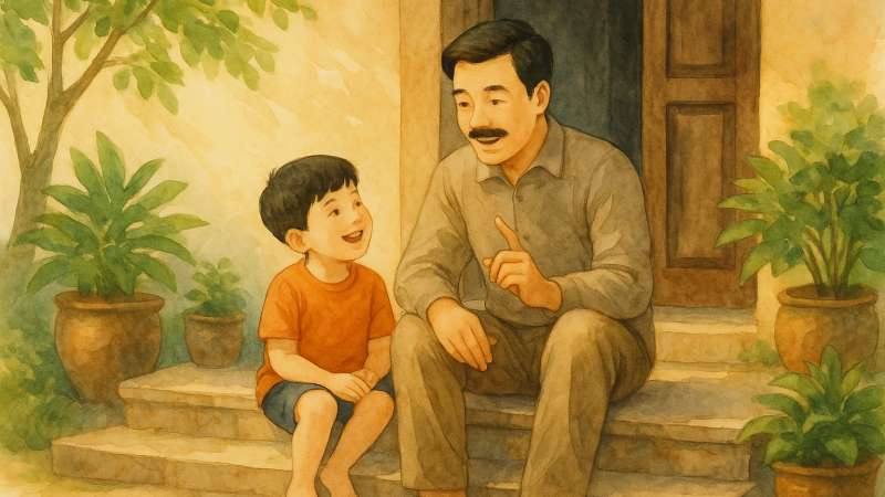 Những bậc thềm đón nắng