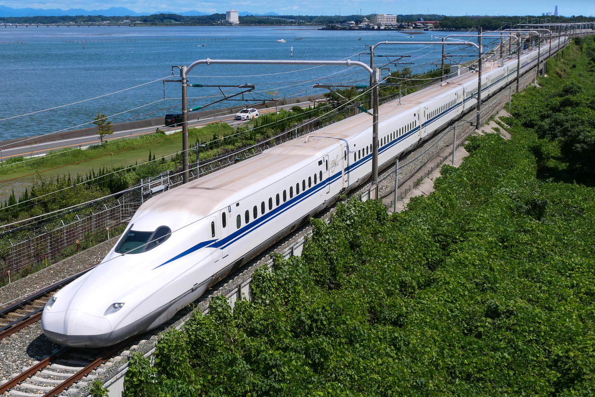 Tàu cao tốc Shinkansen, biểu tượng của đường sắt Nhật Bản. Ảnh: Wikipedia