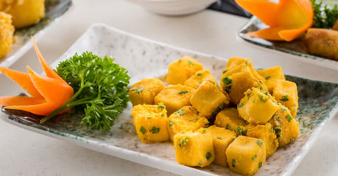 Đậu phụ chiên trứng muối